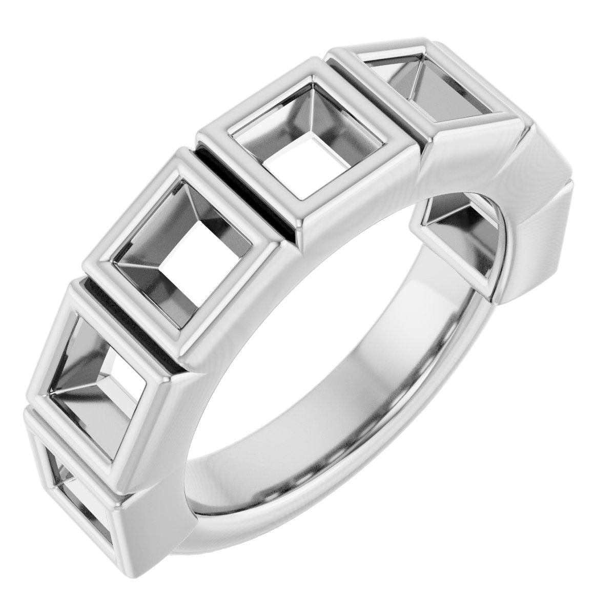 Bezel-Set Anniversary Band
