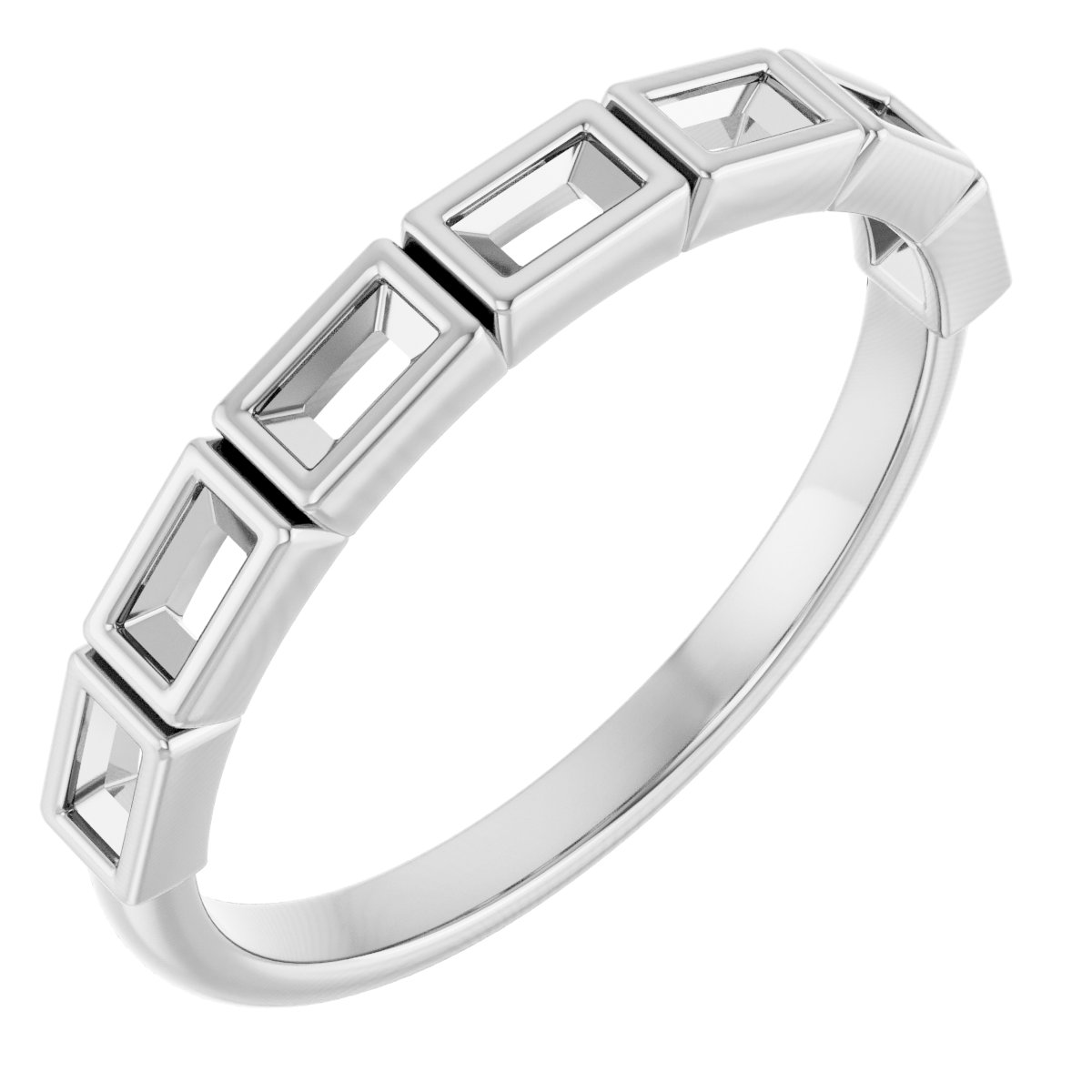 Bezel-Set Anniversary Band