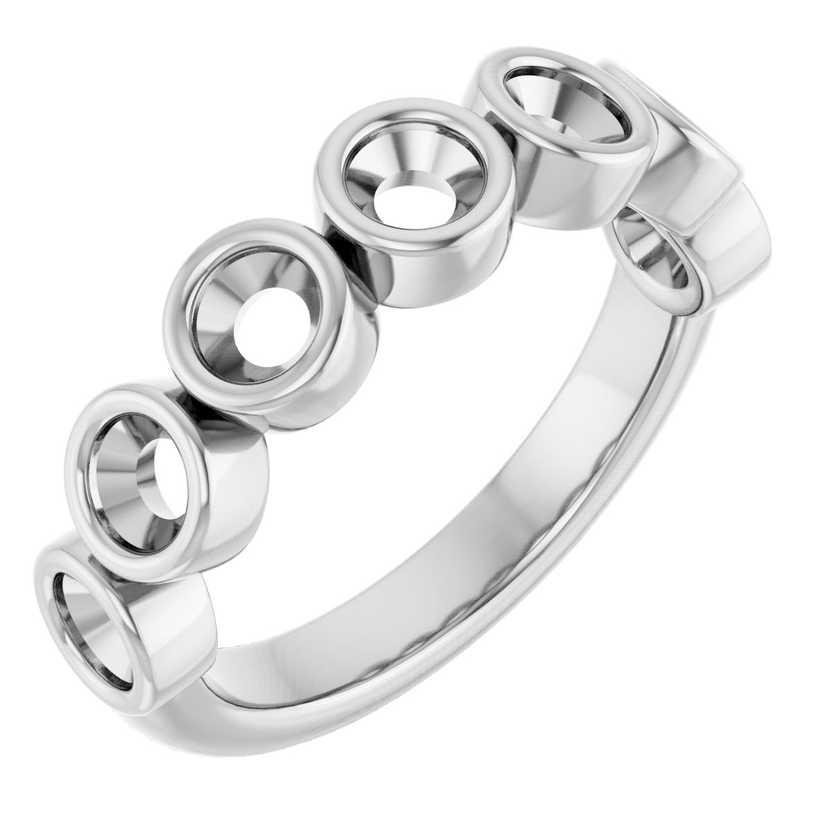 Bezel-Set Anniversary Band