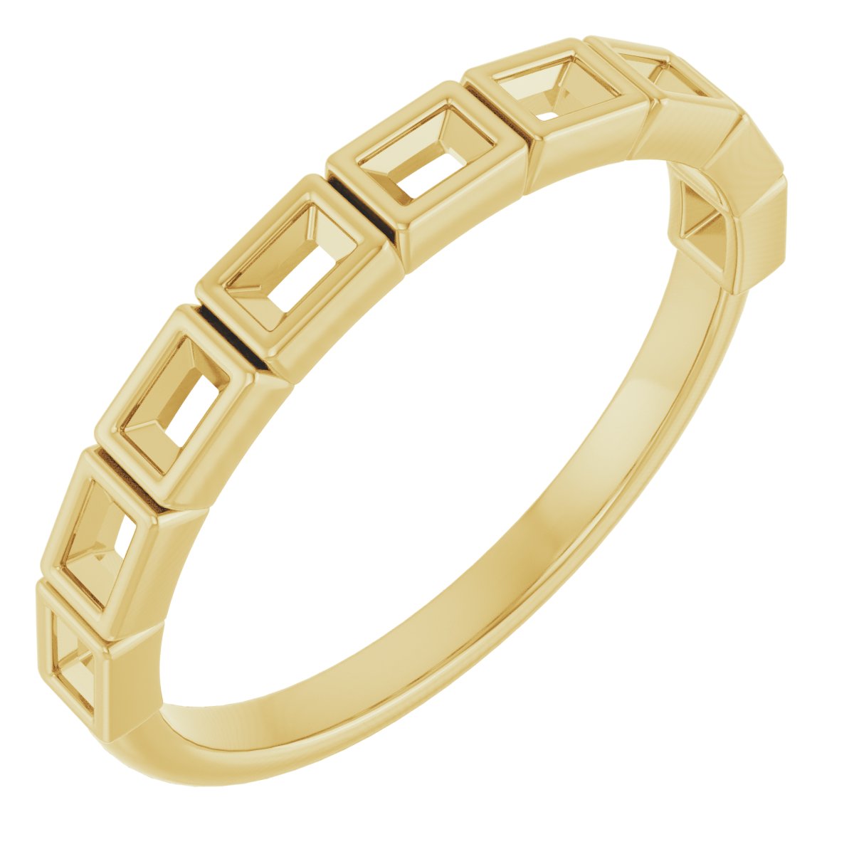 Bezel-Set Anniversary Band
