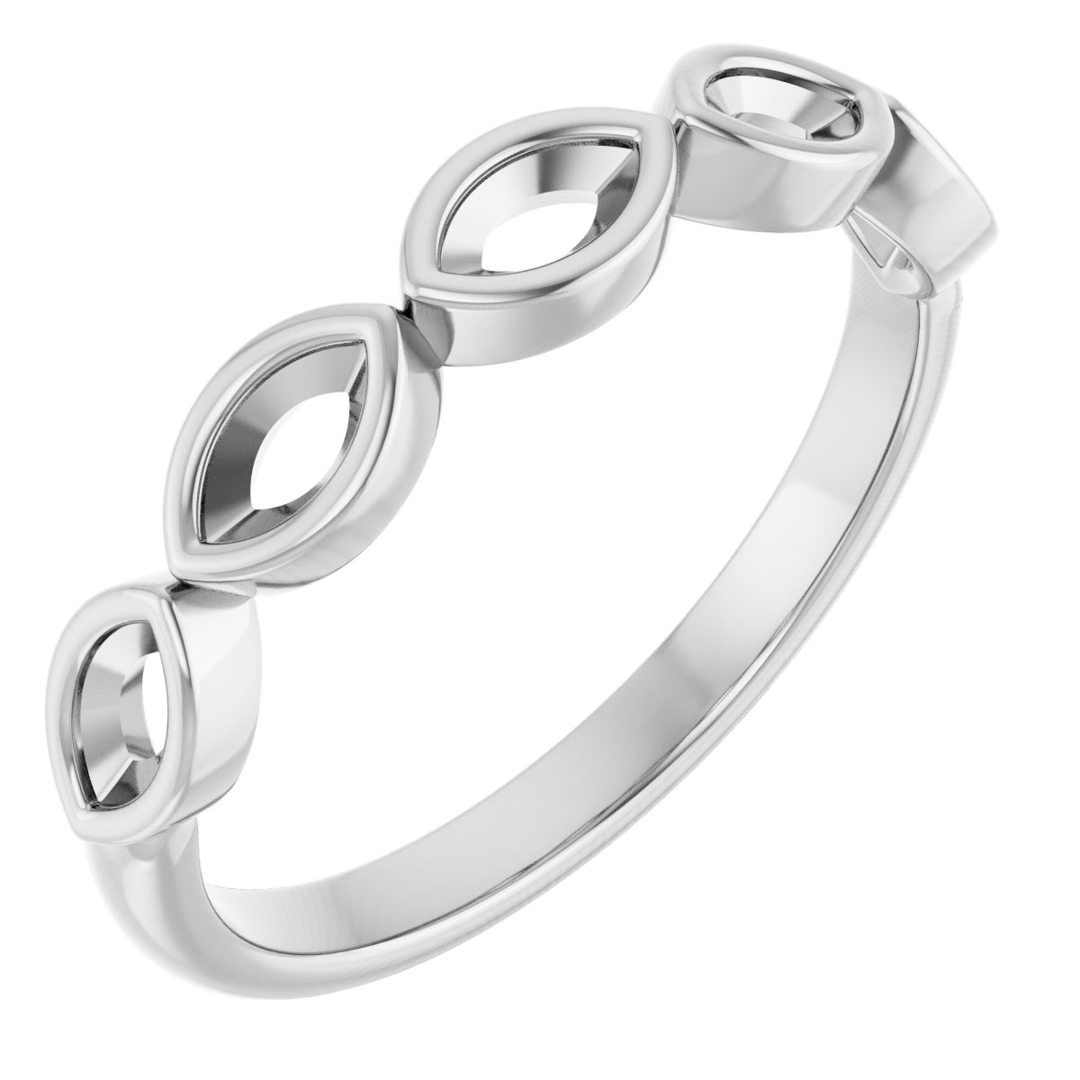 Bezel-Set Anniversary Band