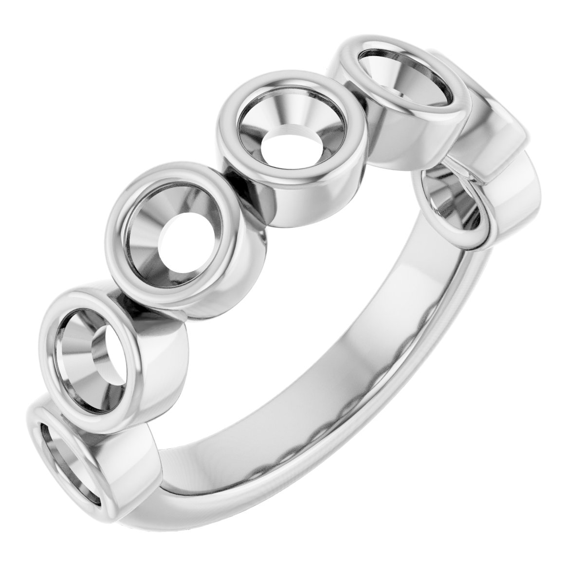 Bezel-Set Anniversary Band
