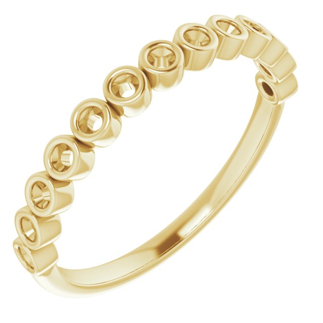 Bezel-Set Anniversary Band