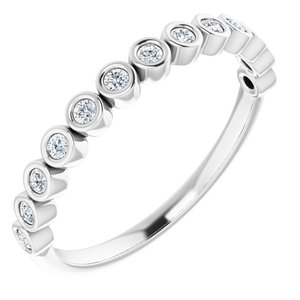 Eternity And Anniversary Bands | Bezel-Set Anniversary Band