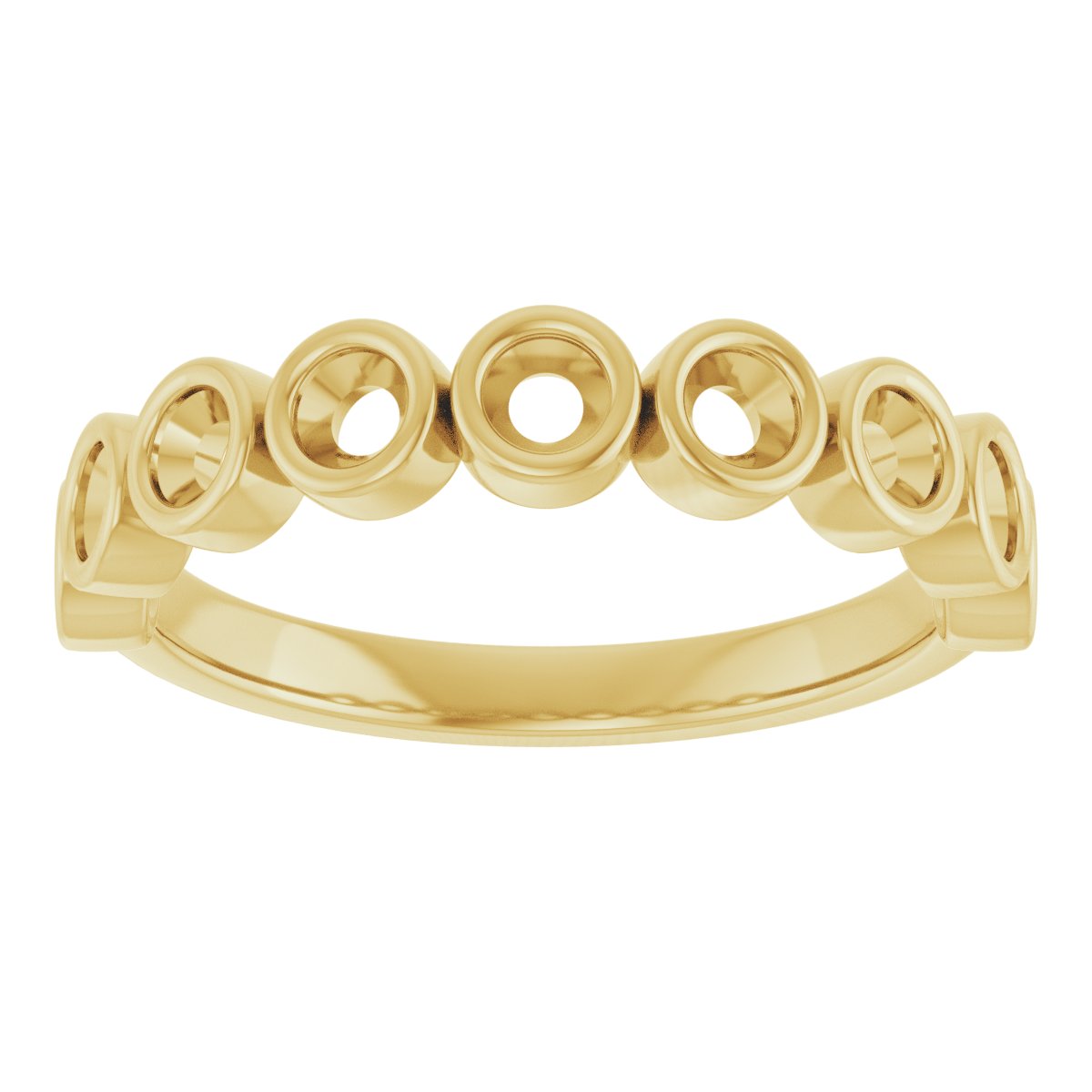 14K Yellow 1/2 CTW Diamond Anniversary Band 