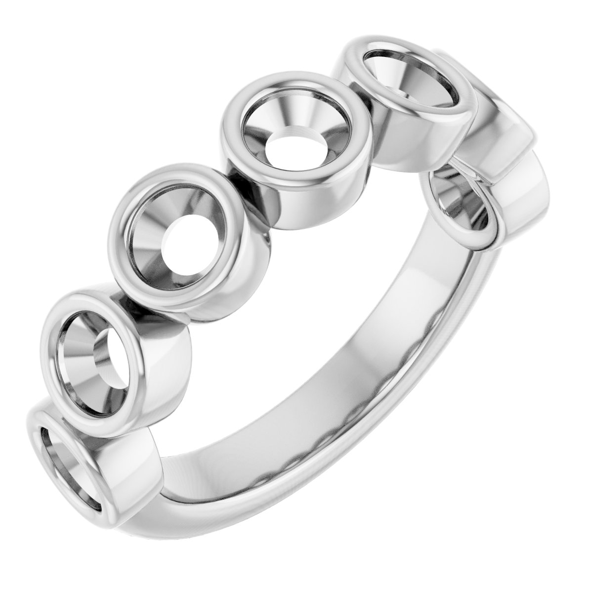Bezel-Set Anniversary Band