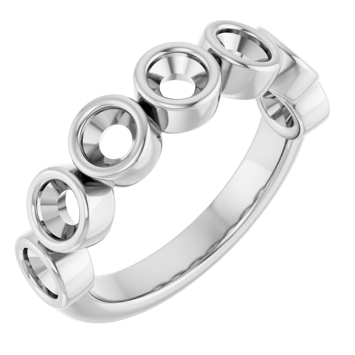 Bezel-Set Anniversary Band