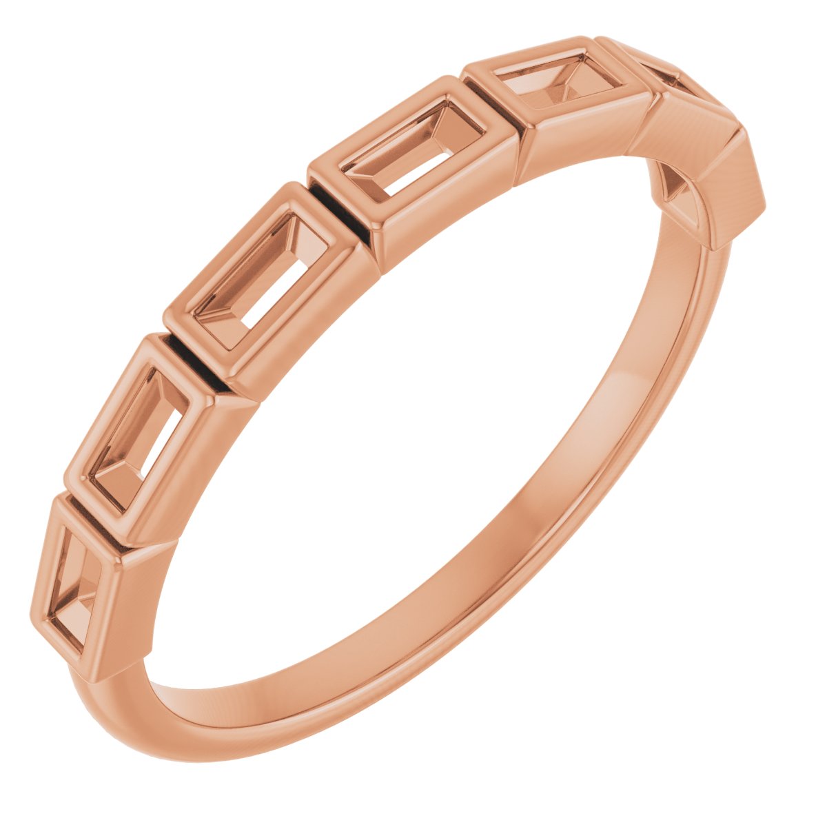Bezel-Set Anniversary Band