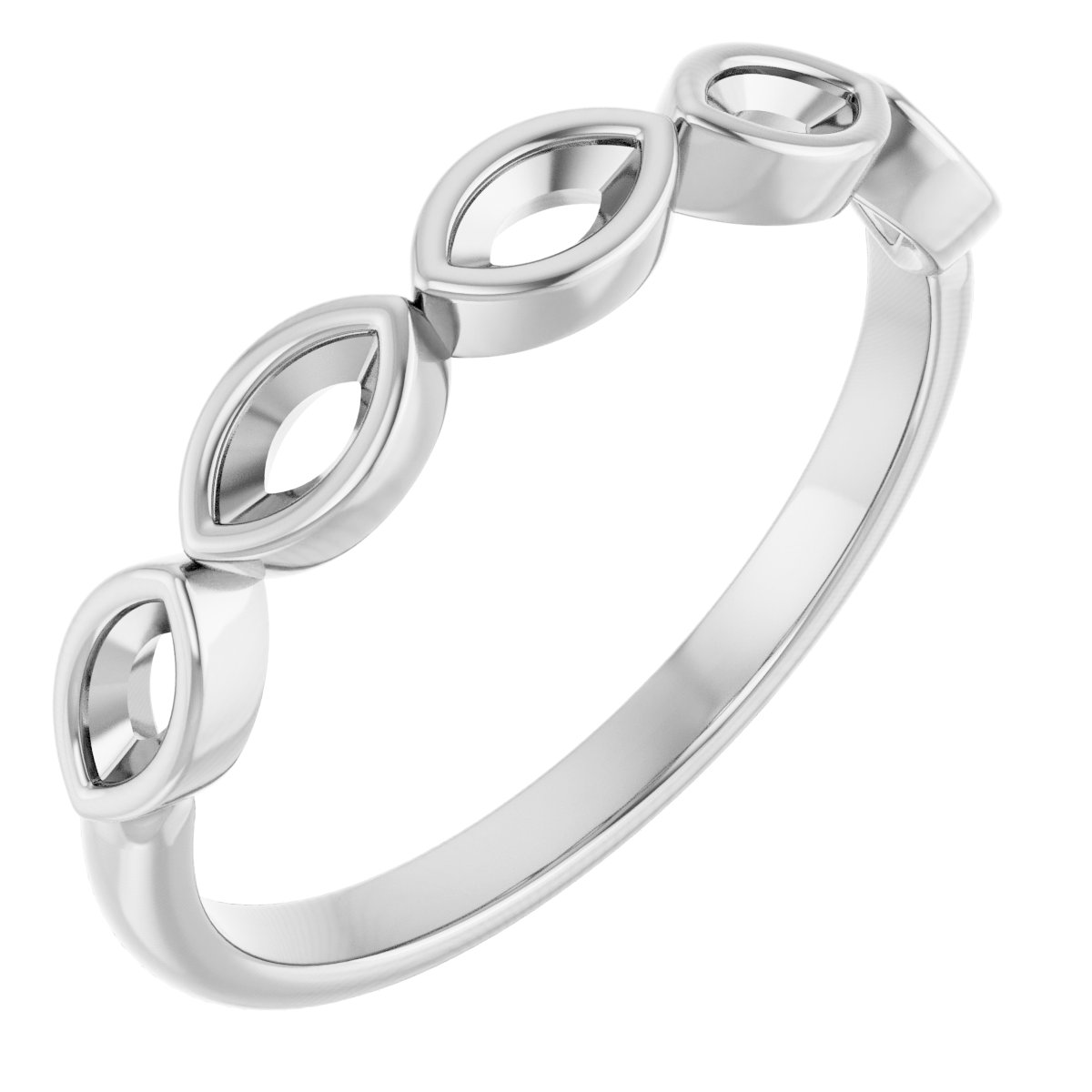 Bezel-Set Anniversary Band
