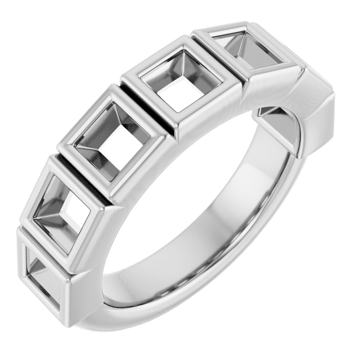 Bezel-Set Anniversary Band
