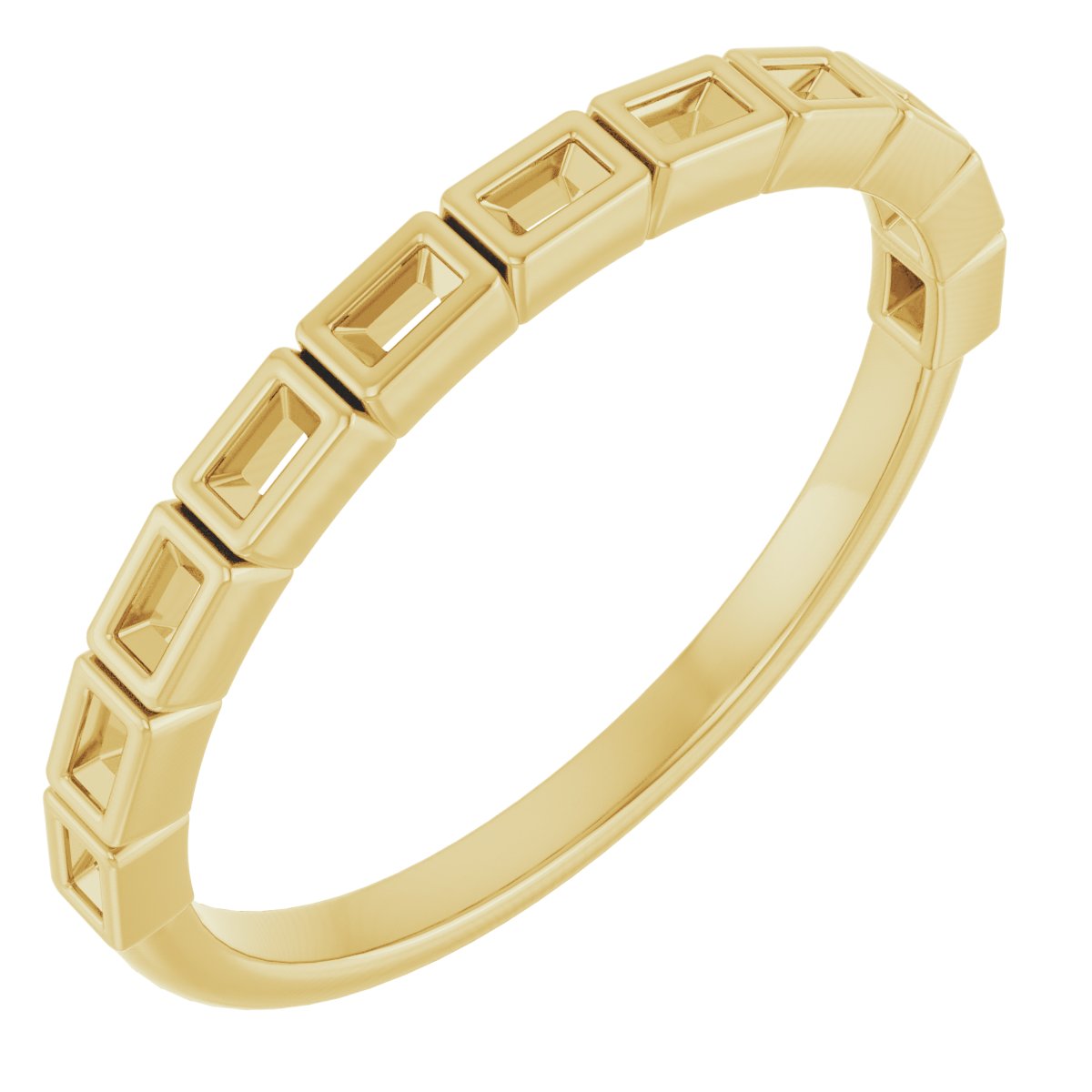 14K Yellow 1/6 CTW Natural Diamond Anniversary Band