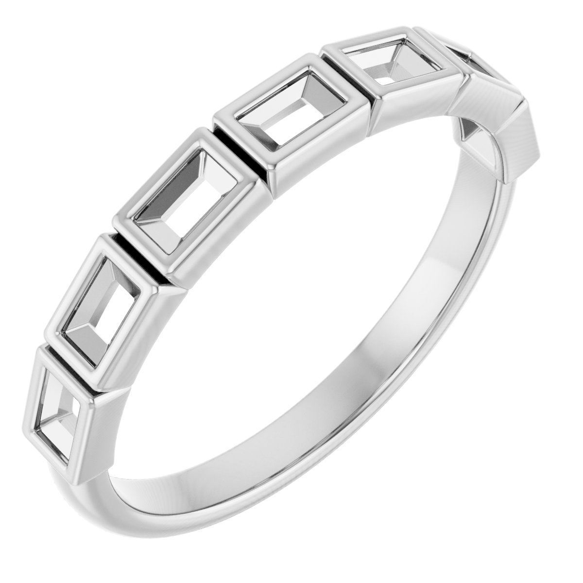 14K White 1/4 CTW Diamond Anniversary Band 