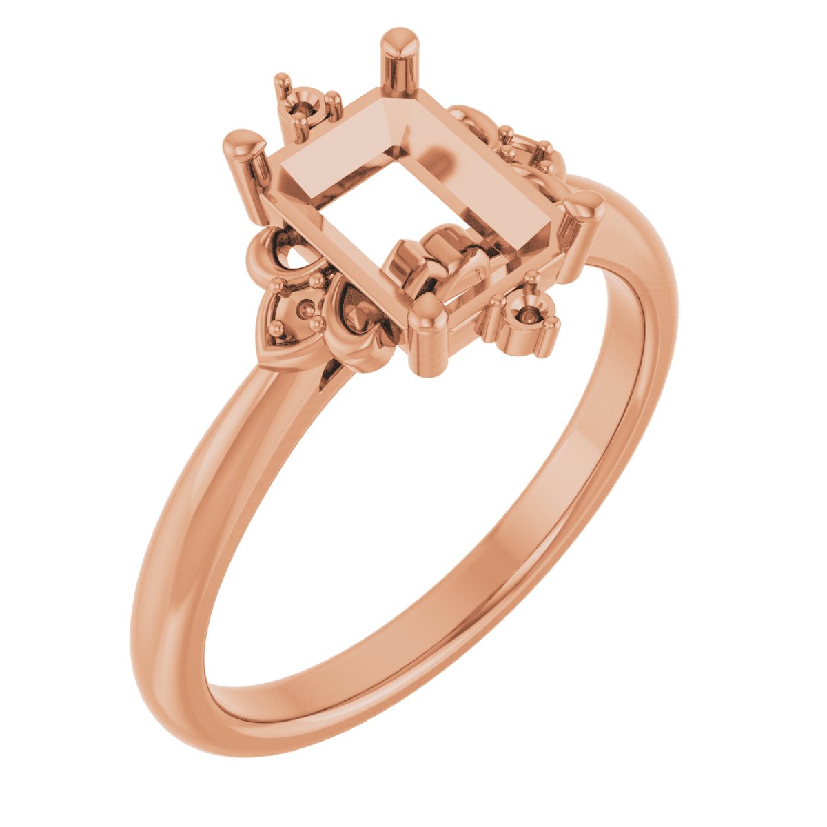 Accented Engagement Ring or Band