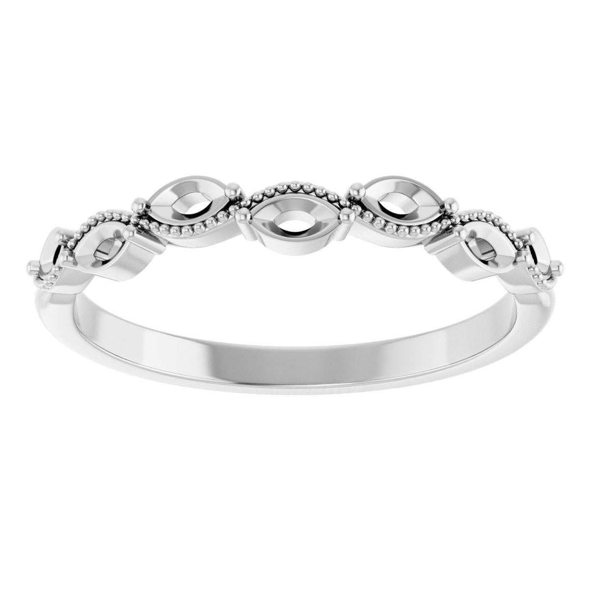 14K White 1/3 CTW Diamond Anniversary Band  