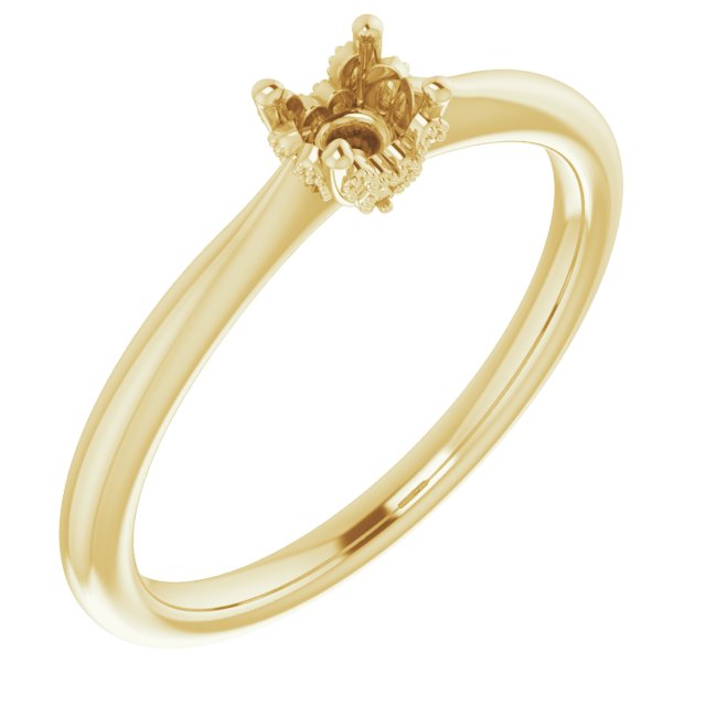 Accented Vintage-Inspired Engagement Ring or Band