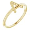 14K Yellow Initial A Ring Ref. 15158446