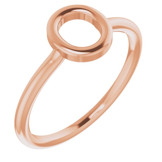 14K Rose Initial O Ring Ref. 15158552