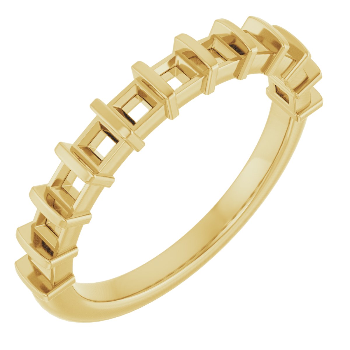 14K Yellow 1 CTW Natural Diamond Anniversary Band