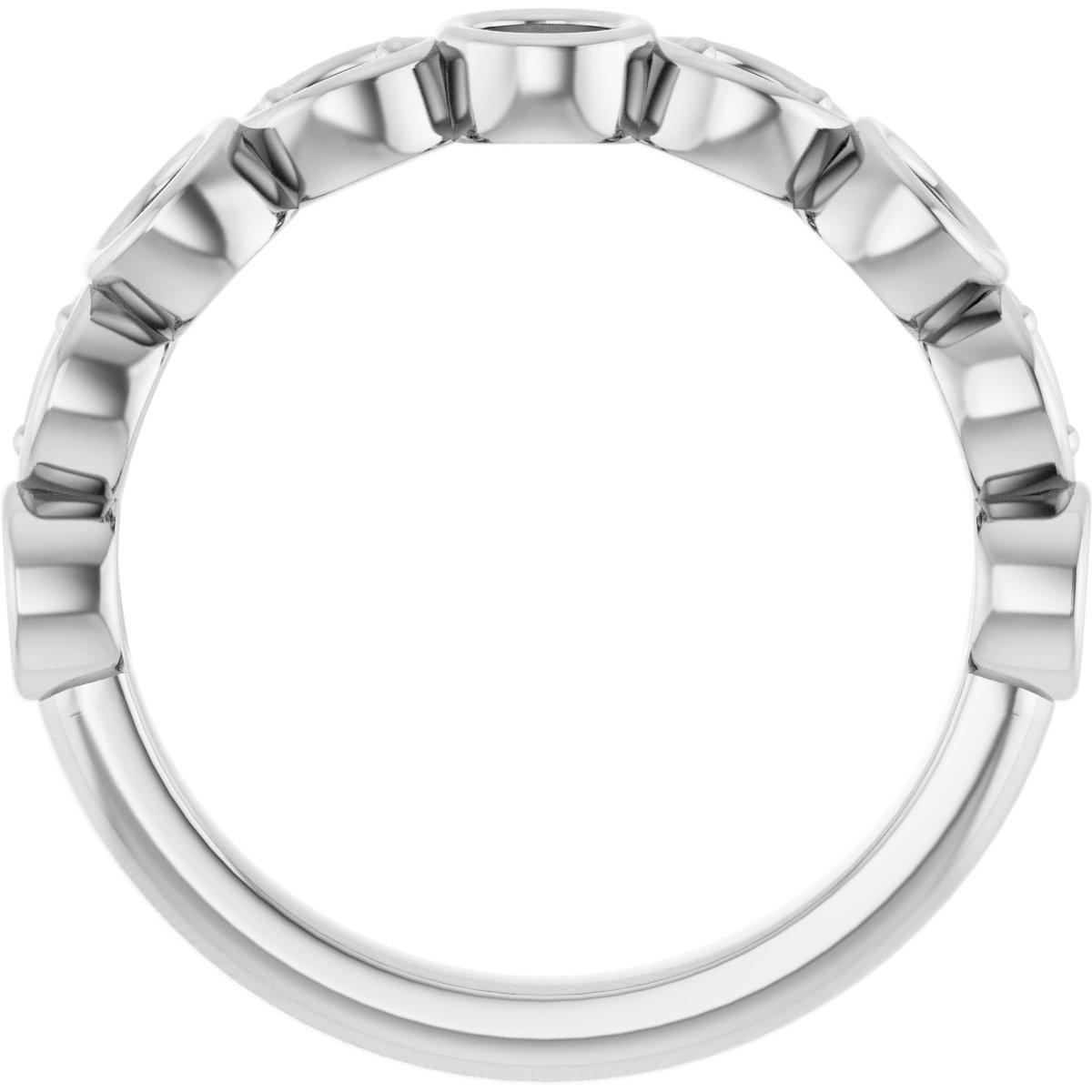 14K White 5/8 CTW Diamond Anniversary Band 