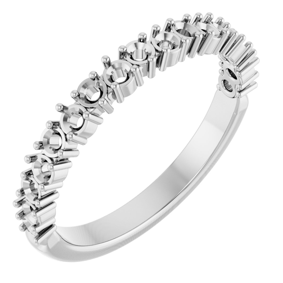 Platinum 1/2 CTW Diamond Anniversary Band  