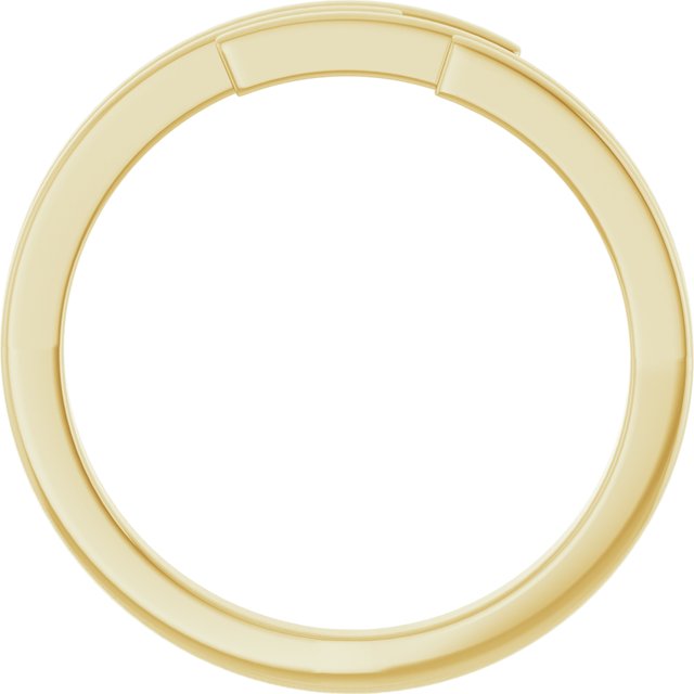 14K Yellow Geometric Ring 