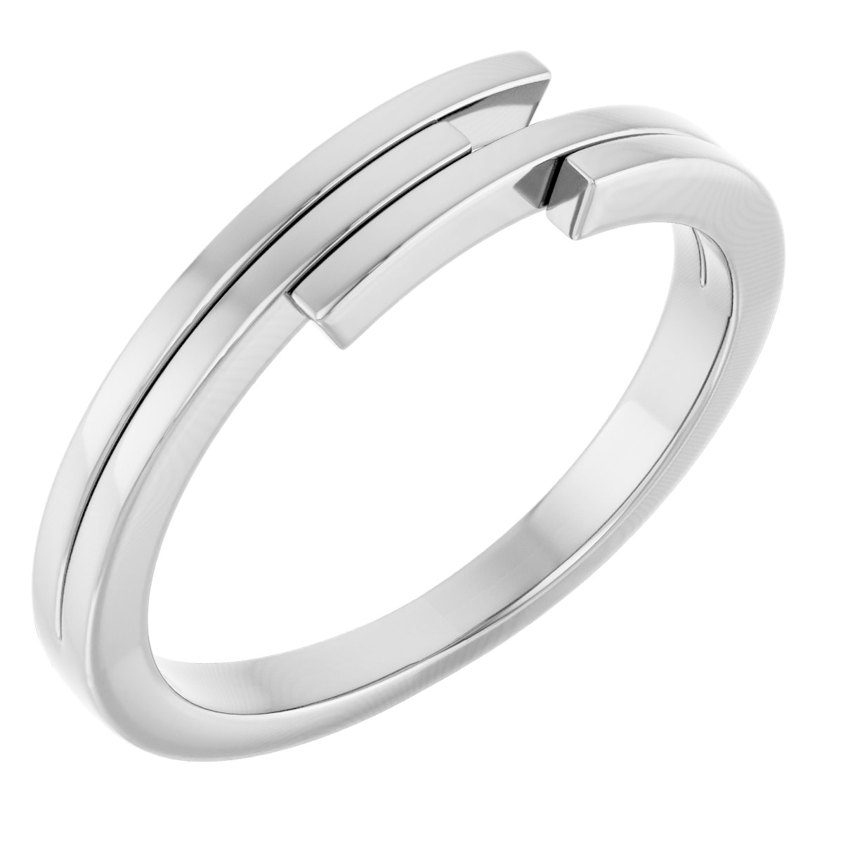 14K White Geometric Ring Ref 15131336