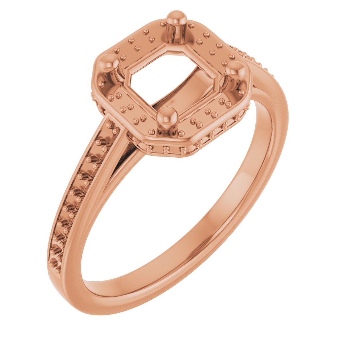 Hidden Halo-Style Engagement Ring