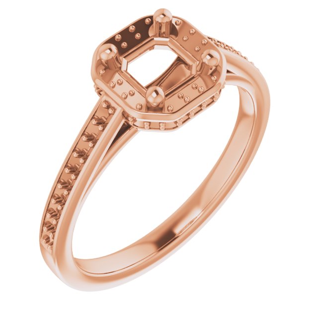 Hidden Halo-Style Engagement Ring