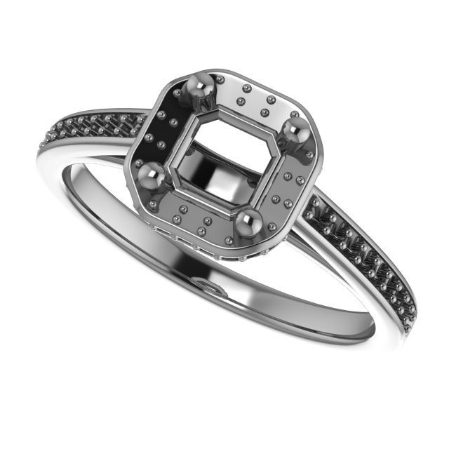 12x6 mm Marquise Engagement Ring Mounting view 5
