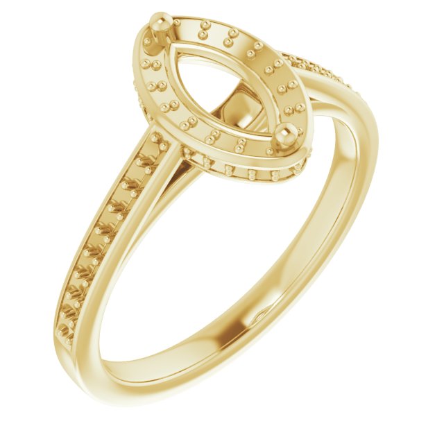 Hidden Halo-Style Engagement Ring