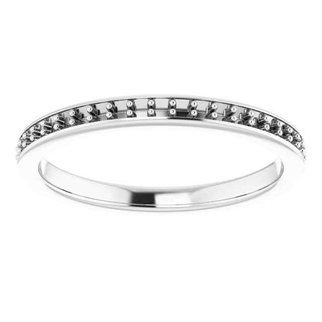 Band Mounting for 12x6 mm Marquise Ring view 3