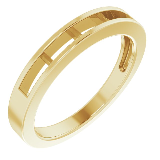 14K Yellow 1/3 CTW Natural Diamond Anniversary Band