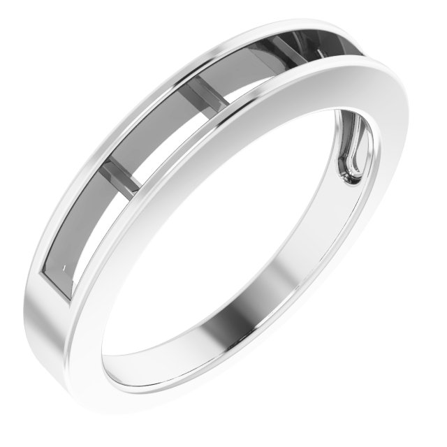 14K White 1/2 CTW Natural Diamond Anniversary Band