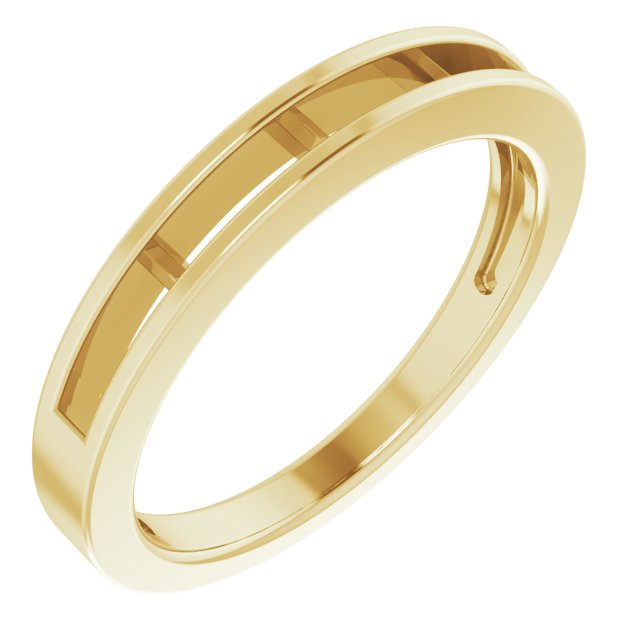 14K Yellow 1/4 CTW Natural Diamond Anniversary Band