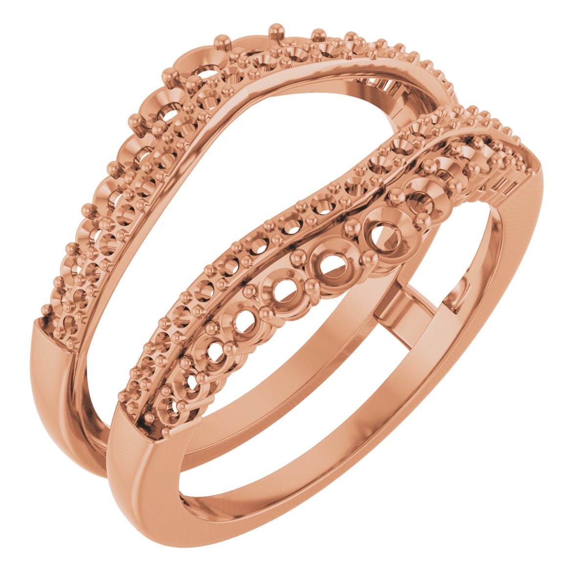 Graduated Double Row Ring Guard