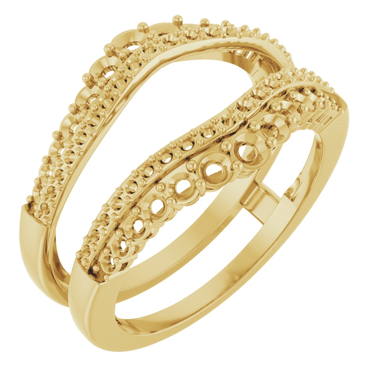 Graduated Double Row Ring Guard