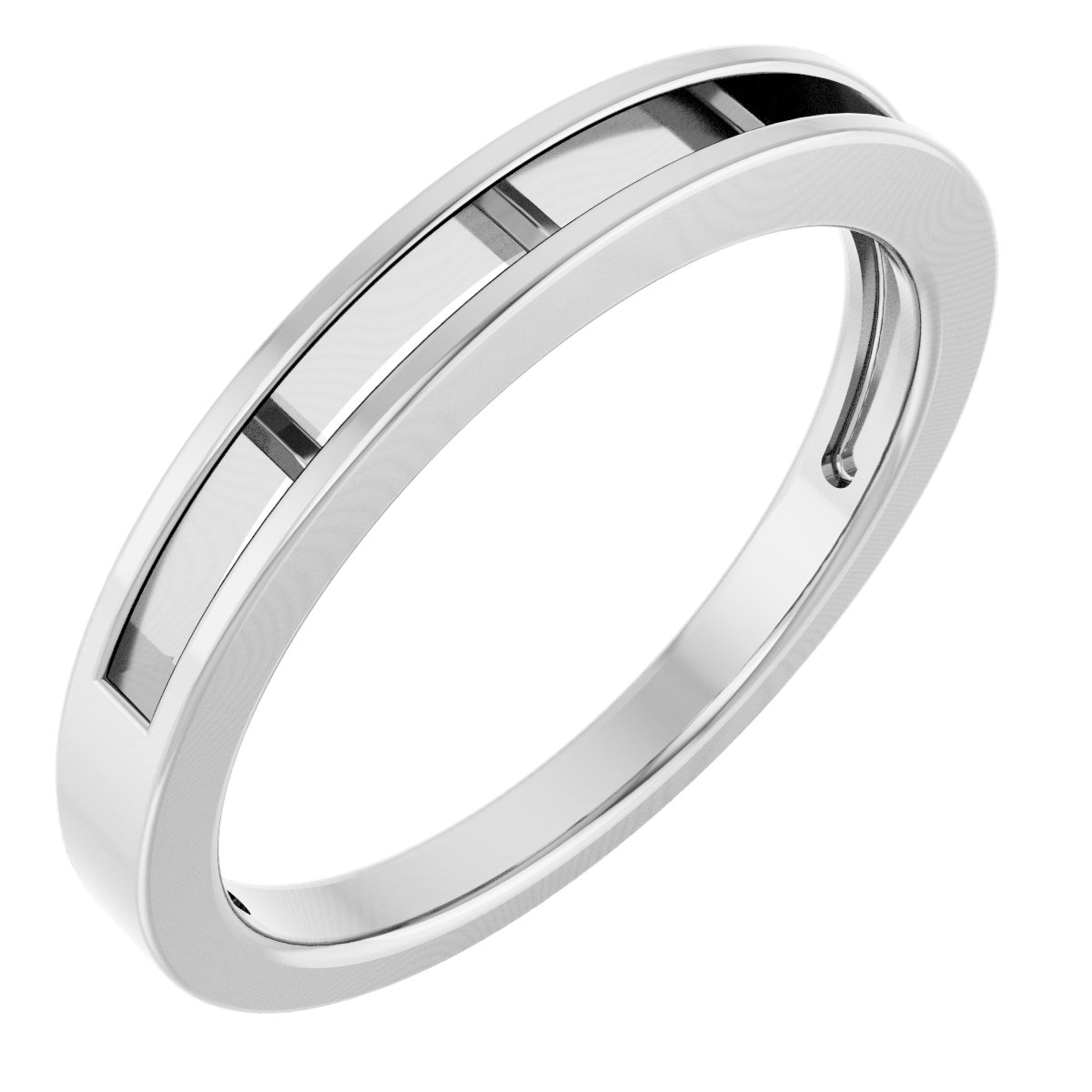 14K White 1/4 CTW Natural Diamond Anniversary Band