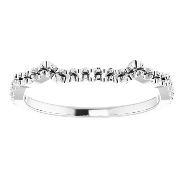 14K White 1/5 CTW Natural Diamond Matching Band-3