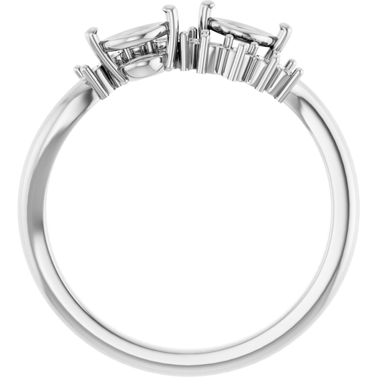 Natural Amethyst & 1/5 CTW Natural Diamond Ring view 2