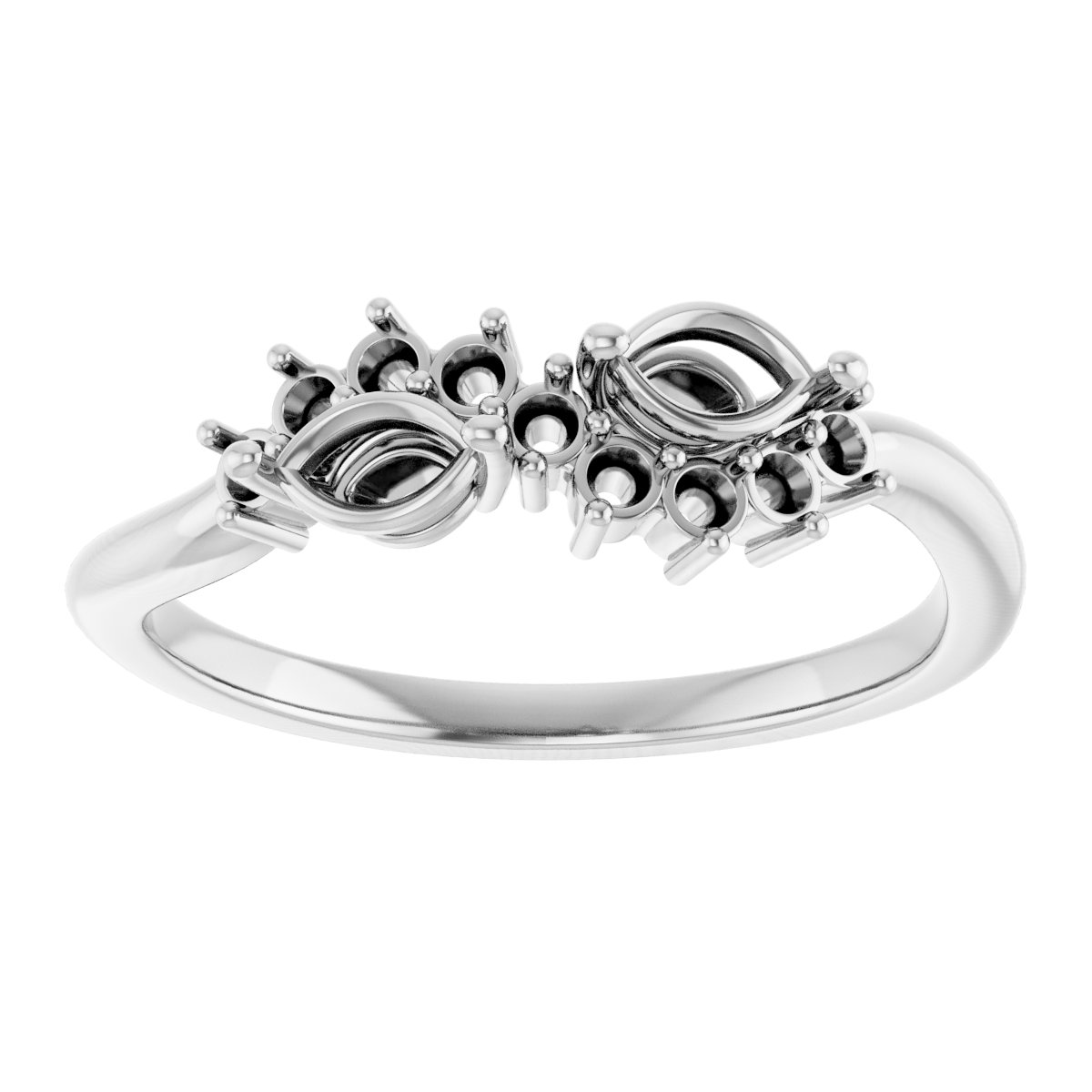 Natural Amethyst & 1/5 CTW Natural Diamond Ring view 3