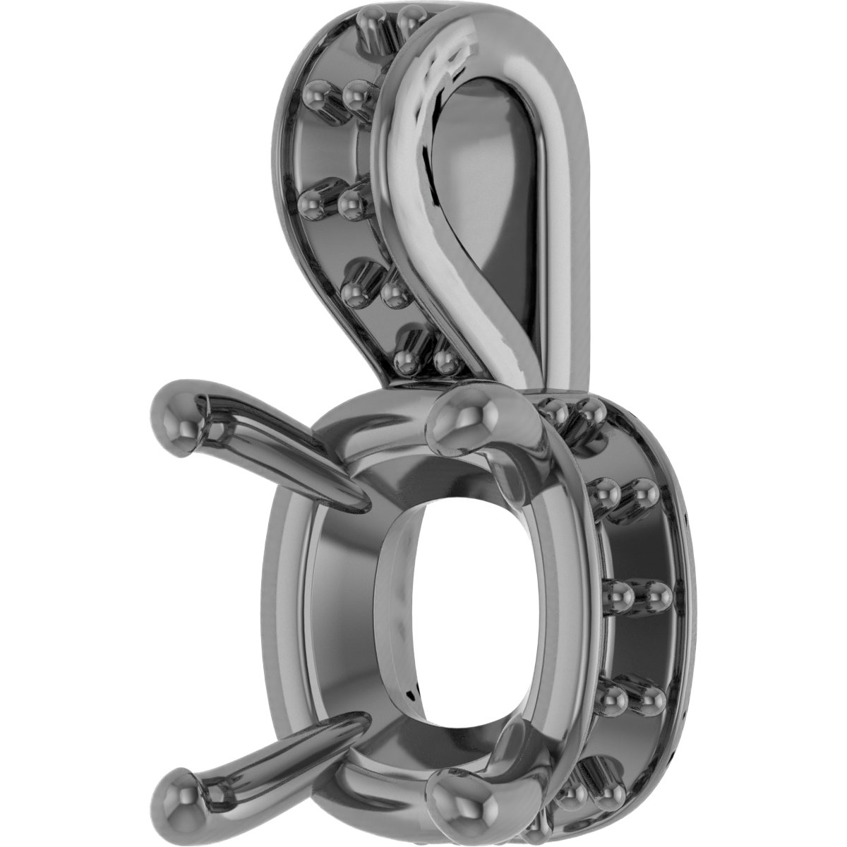 1/2 CTW Lab-Grown Diamond Pendant view 2