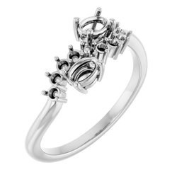 Two-Stone Accented Ring 