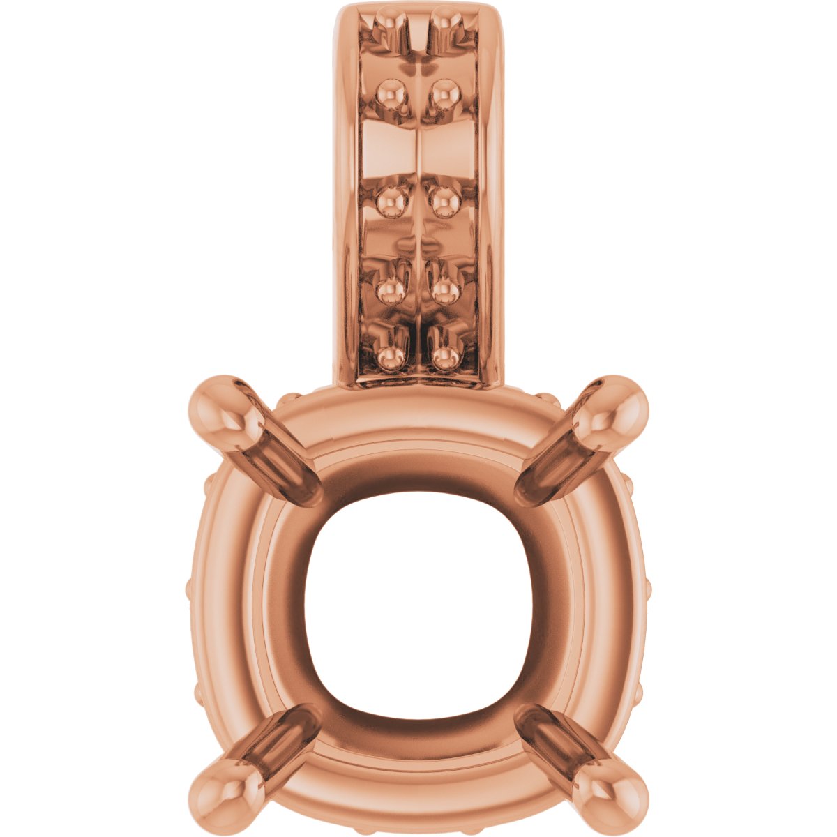 Accented Hidden Halo-Style Pendant