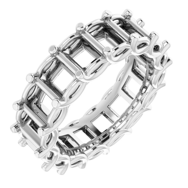 Sculptural Eternity Band