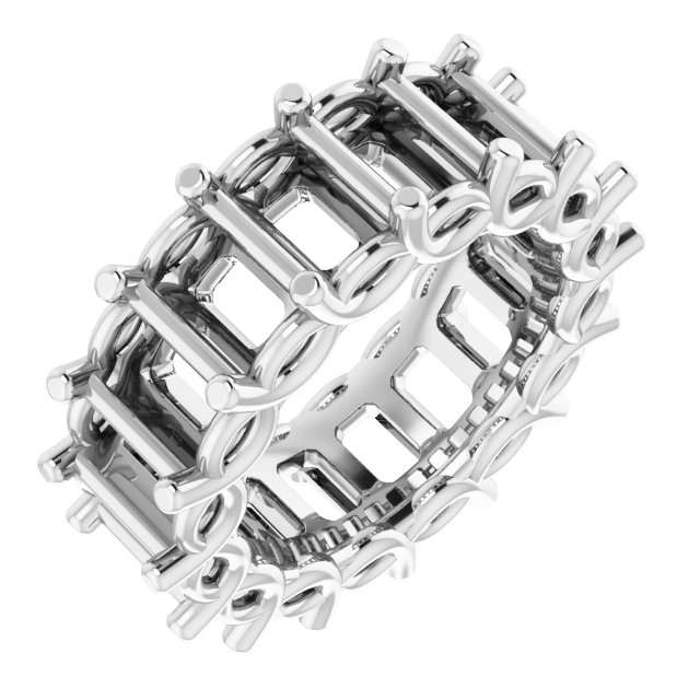 Sculptural Eternity Band