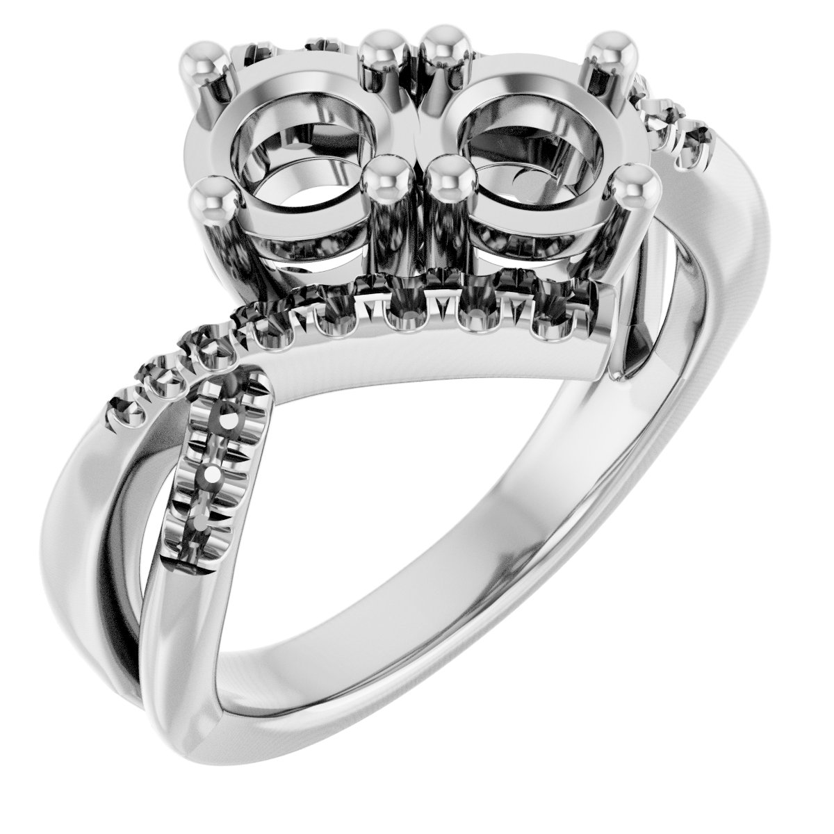 Two-Stone Engagement Ring or Band