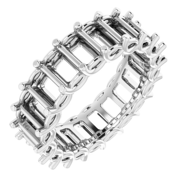 Sculptural Eternity Band