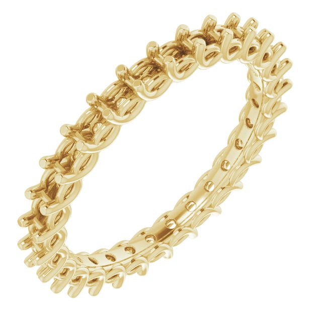 14K Yellow .875 CTW Diamond Eternity Band Ref 14533214