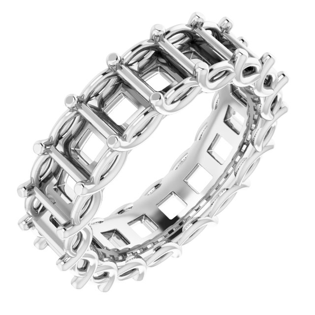 Sculptural Eternity Band