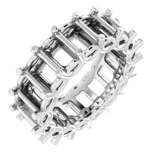 Sculptural Eternity Band